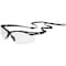 Jackson Safety Safety Glasses, Anti-Scratch, Clear Lens, Black Frame, Half-Frame 50040 - alternate 6